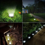 Solar Garden Ground Light Pack — lifestyle shot
