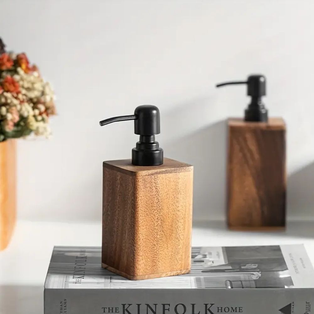 Walnut Aura Lotion & Soap Dispenser — additional view