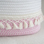 Lace Trim Baby Caddy Organiser — product close-up