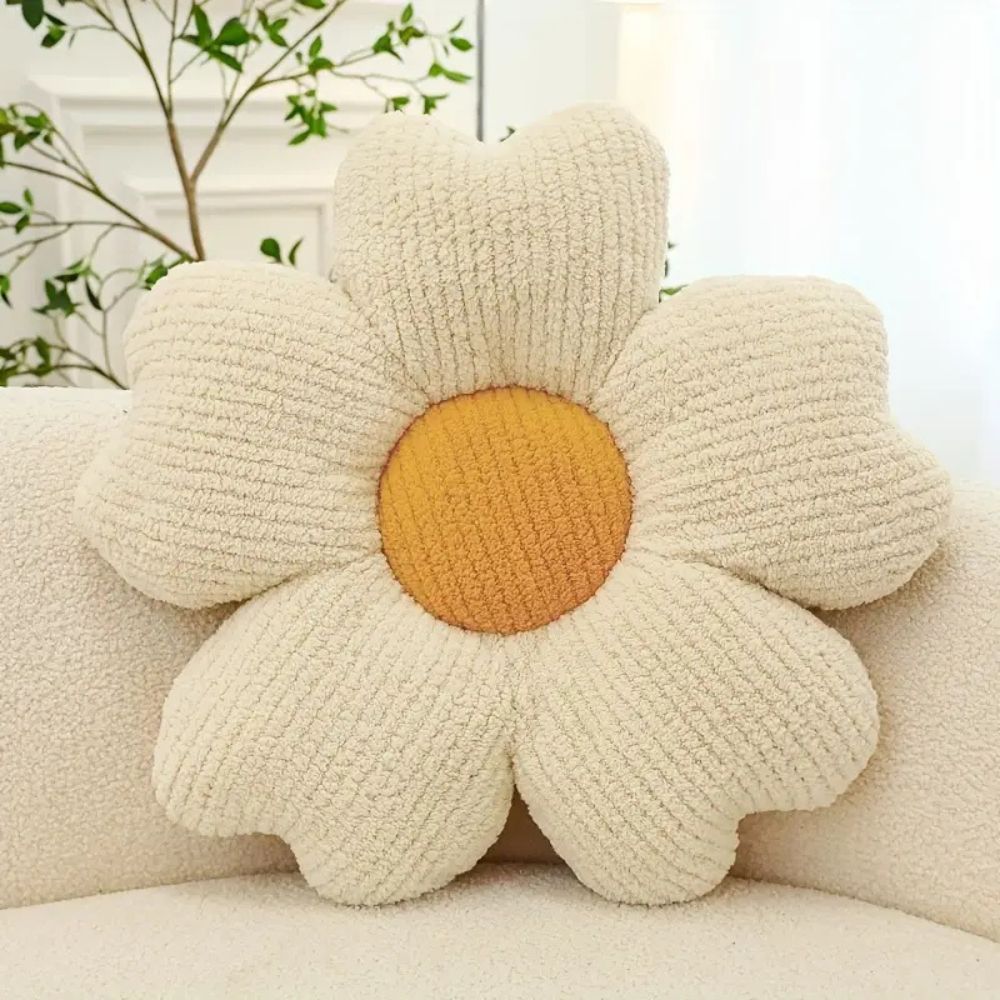 Flourish Flower Shaped Cushion — alternate angle view