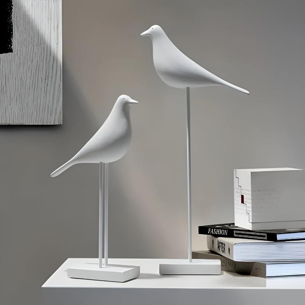 Minimalist Bird Décor Figurines — lifestyle shot