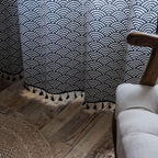 Tidal Scales Curtain — lifestyle shot