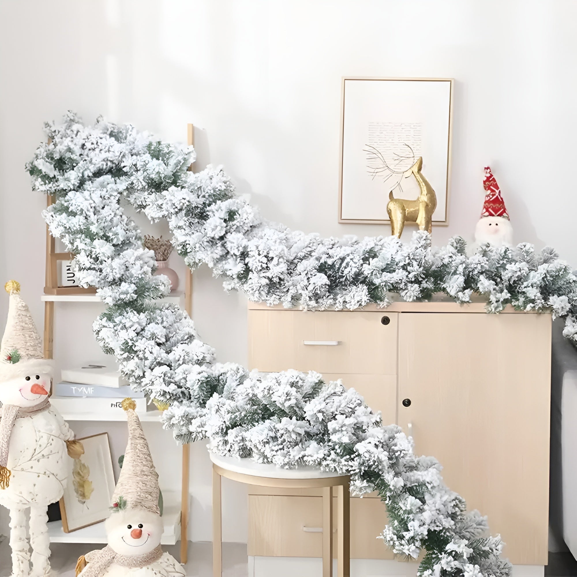 Holiday Frosted Christmas Garland — main product photo