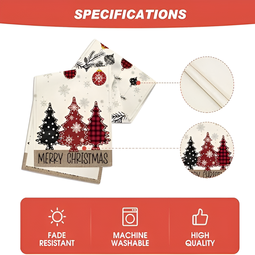 Festive Forest Table Runner — product in use