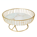 Luxury Ceramic Marble Serving Tray — alternate angle view