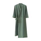 Minimalist Unisex Kimono Bath Robe — product detail view