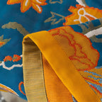 Lush Flower Cranes Bath Towel — product close-up