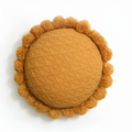 Chic Sunflower Pom-Pom Cushion — size and scale reference