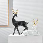 Creative Geometric Deer Figurine — product detail view