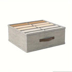 Modern Gray Linen Storage Container — additional view