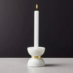 Colette Hourglass Candle Holder — lifestyle shot