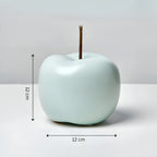 Apple Ceramic Ornaments — material texture close-up