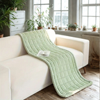 Plush Pleated Edges Sofa Cover