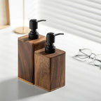 Walnut Aura Lotion & Soap Dispenser — product feature detail