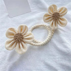 Floral Hemp Curtain Tie Back | 2Pcs Set — product in use