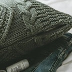 Braided Knitted Cushion Cover — lifestyle shot