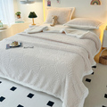 Fluffy Sherpa Shell Blanket — size and scale reference