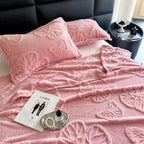 Butterfly Jacquard Flannel Blanket — additional view