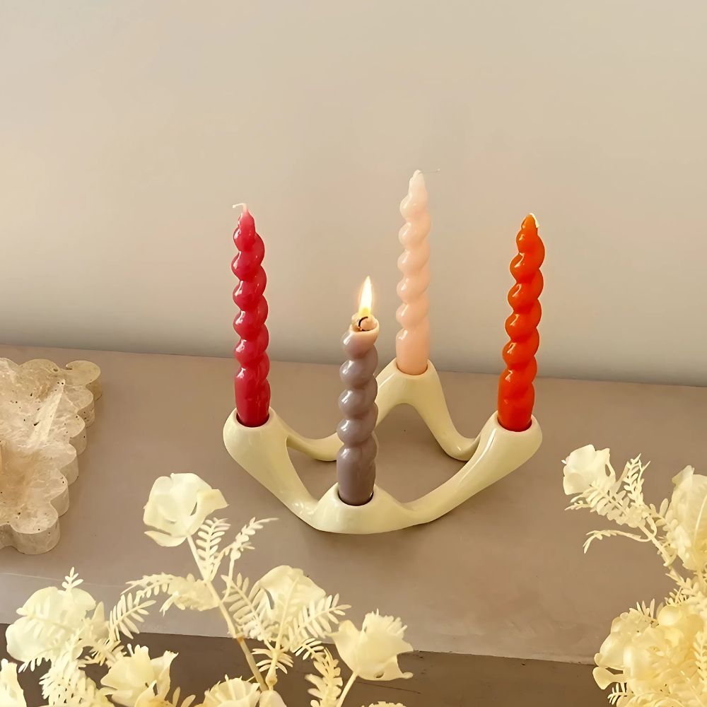 Cosmic Ripple Candle Holder — product close-up