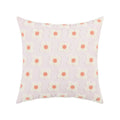 Lustrous Floral Embroidered Cushion Cover — material texture close-up