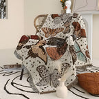 Butterfly Garden Blanket — product in use