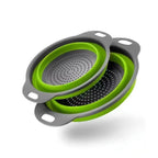 Collapsible Silicone Strainer Basket — product detail view