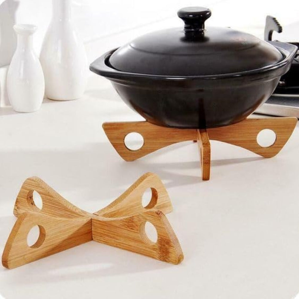 Bamboo Pot Stand & Steam Rack — additional view