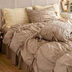 Princess Amara Ruffled Lace Bedding | 4pcs Set — lifestyle shot