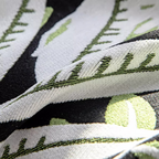 Vintage Rainforest Chenille Tassel Sofa Cover — product detail view