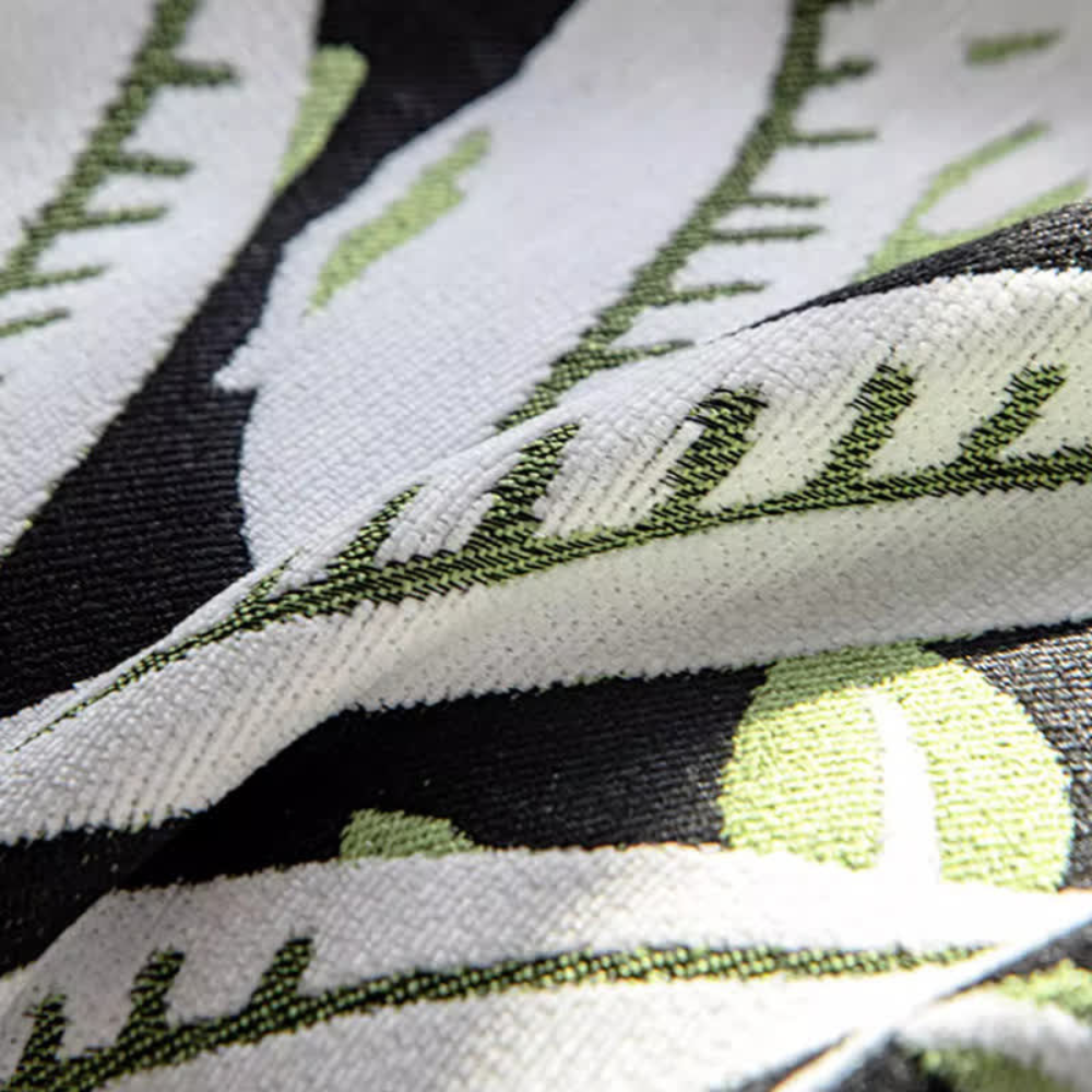 Vintage Rainforest Chenille Tassel Sofa Cover — product detail view