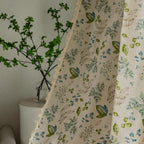 Wildflower Veil Curtains — size and scale reference