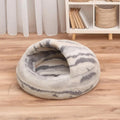 Lavish Marble Striped Pet Bed — product in use