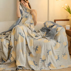 Strawberry Gauze Cotton Blanket — product feature detail