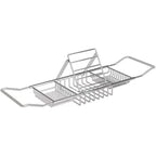 Adjustable Stainless Steel Bathtub Caddy Tray — size and scale reference