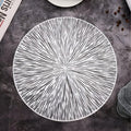 Firework Metallic Table Mat — alternate angle view