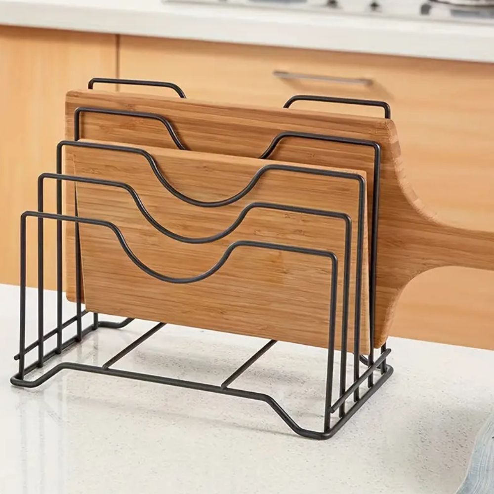 Neat Stack Plate & Lid Holder — alternate angle view