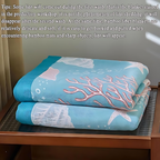 Coral Marine Reversible Cooling Blanket — product close-up