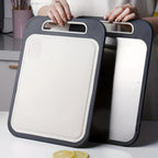 Reversible Stainless Steel Cutting Board — product close-up
