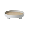 Modern Round Wooden Barbara Tray — product feature detail