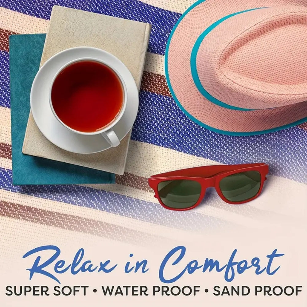 Dual-Layer Handy Picnic Mat — lifestyle shot