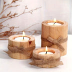 Bamboo Essence Candle Holders | 3 sets — main product photo