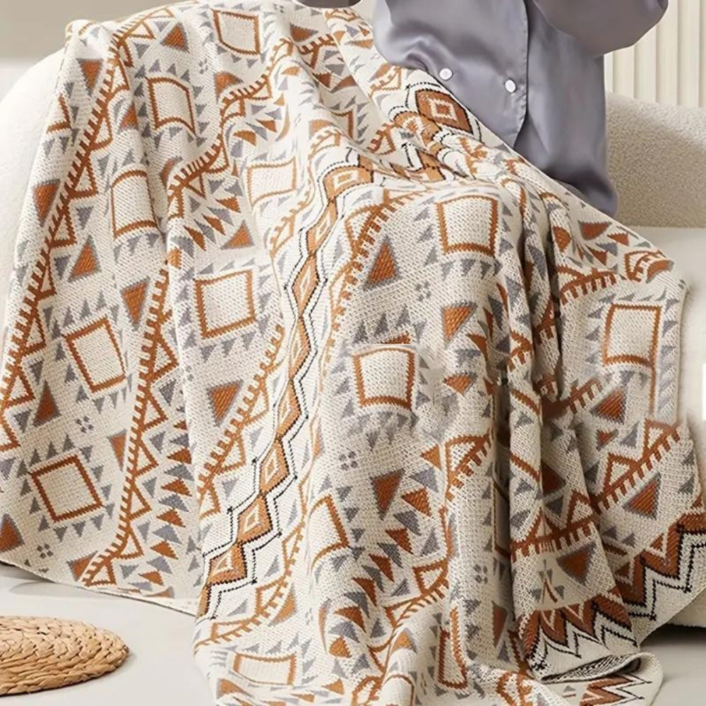 Wanderlust Boho Chic Blanket — product feature detail
