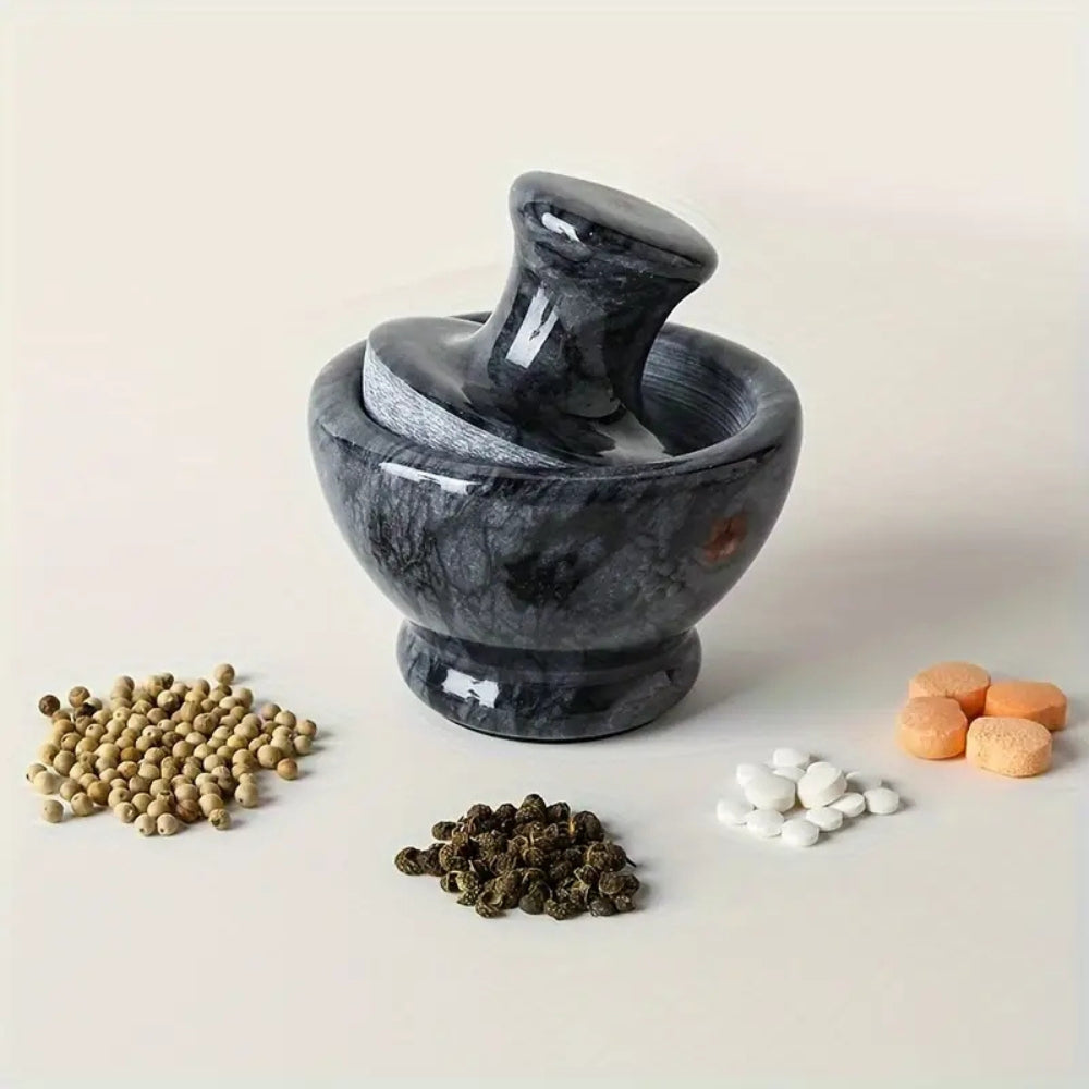 Marble Mortar & Pestel Spices Grinder — main product photo
