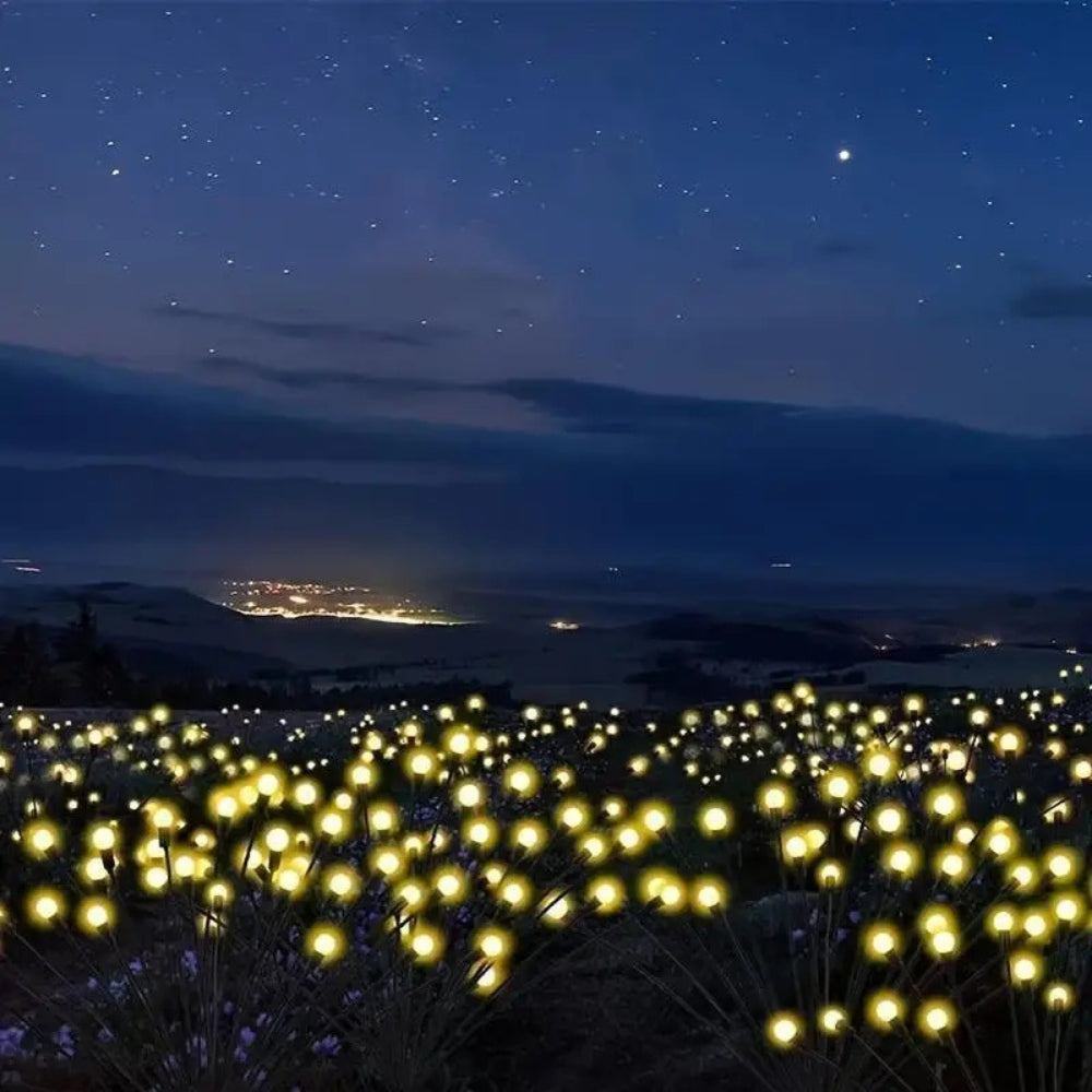 Solar Powered Firefly Garden Lights — alternate angle view