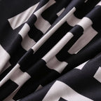 Noir Enigma Quilt Cover Set | 3pcs Quilt Cover Set — alternate angle view