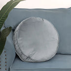 Lavish Velvet Round Cushion — alternate angle view