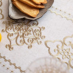 Sorella Luxe Embroidered Tablecloth — additional view