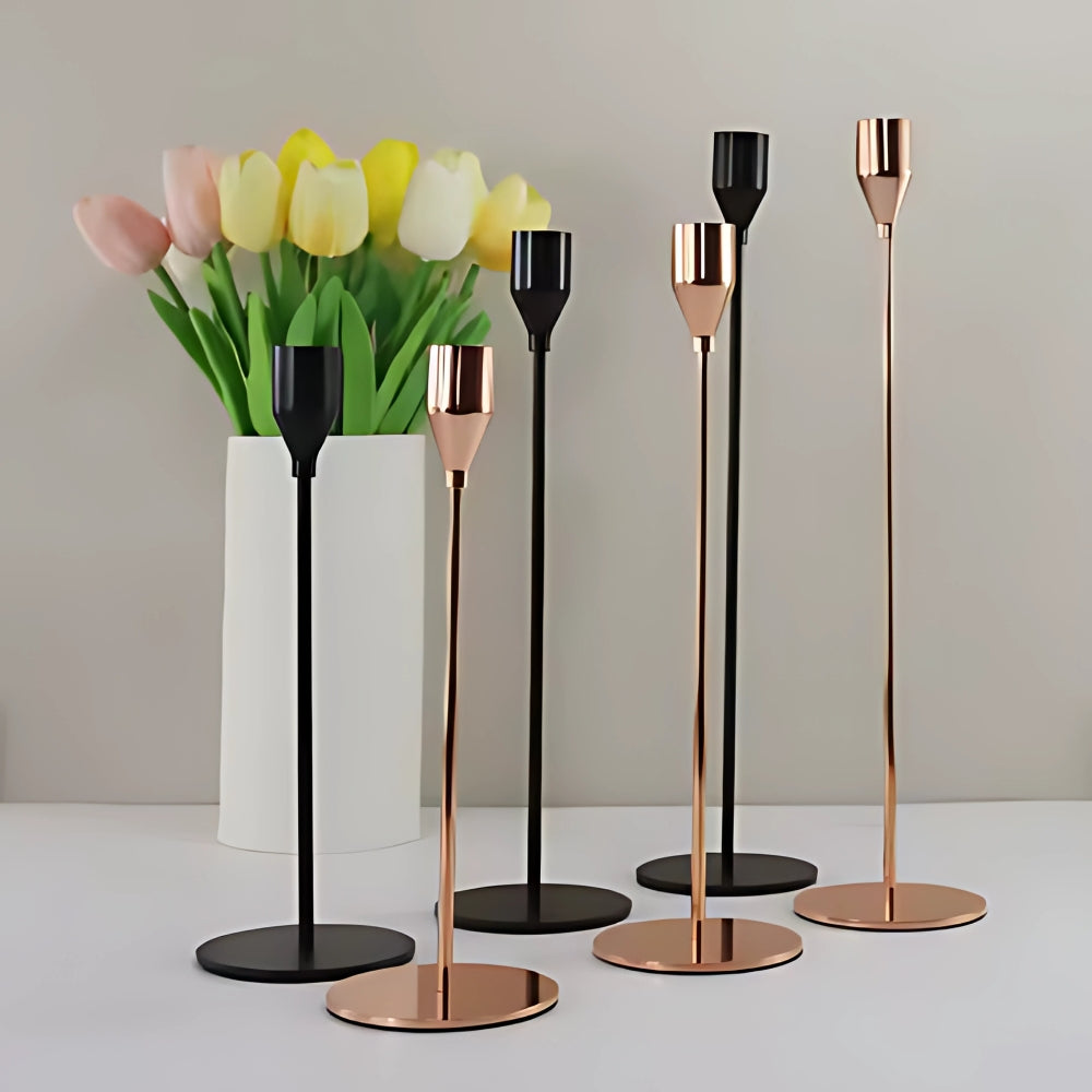 Tall & Chic Trio Candle Holder Set — product feature detail