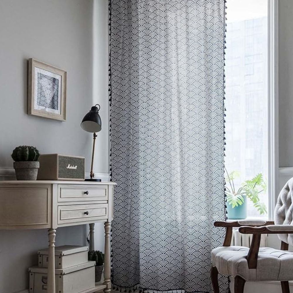 Tidal Scales Curtain — alternate angle view