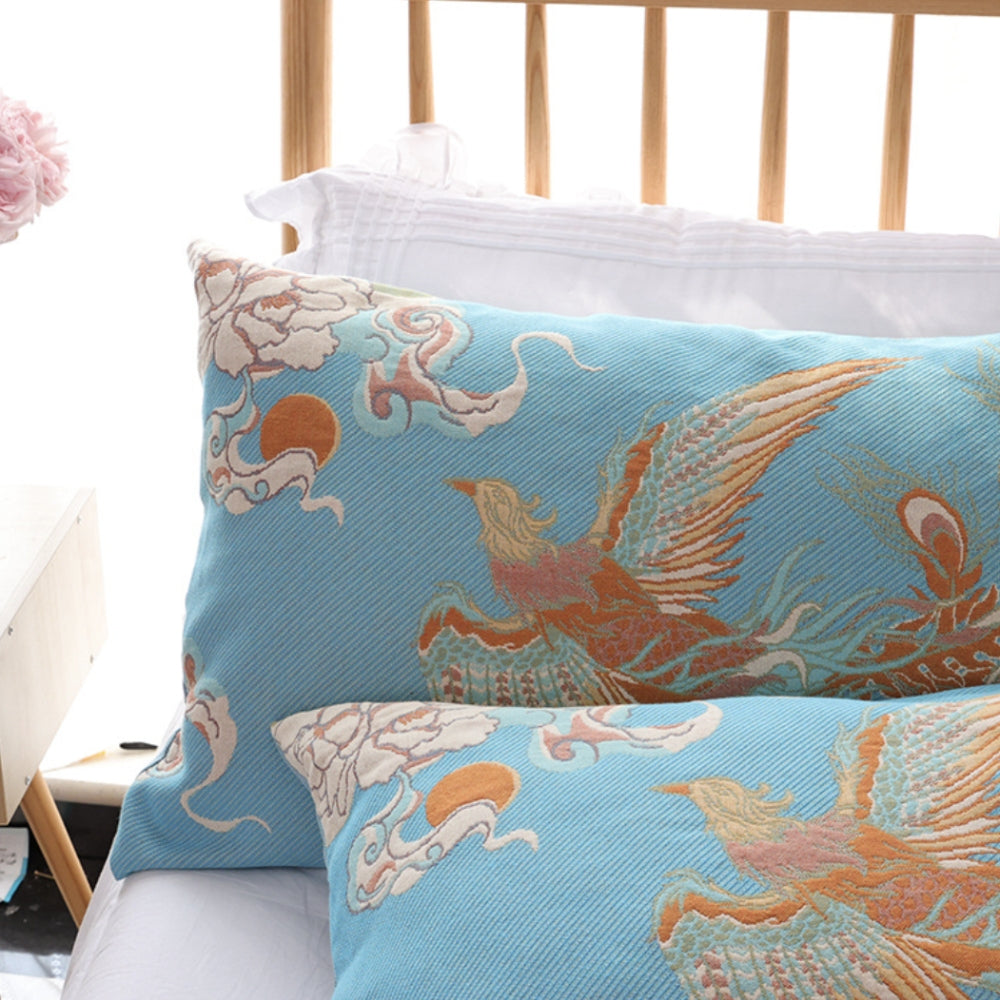 Ornate Heritage Cotton Pillowcase Set — product close-up